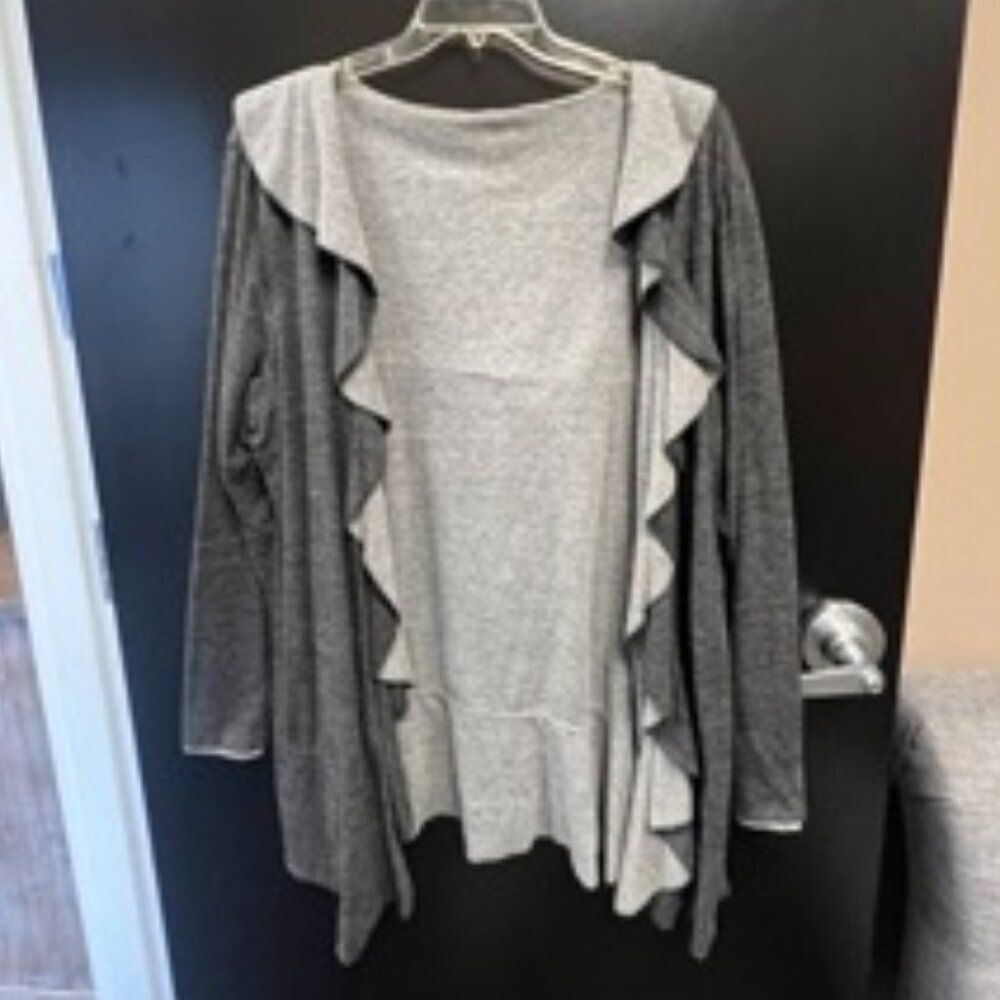 1X - 2X Super Soft Comfy Hooded Cardigan